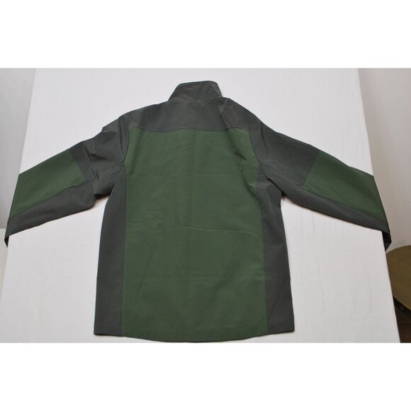 J. Crew Gray and Green Zip Front Water Resistant Performance Jacket - Picture 2 of 16